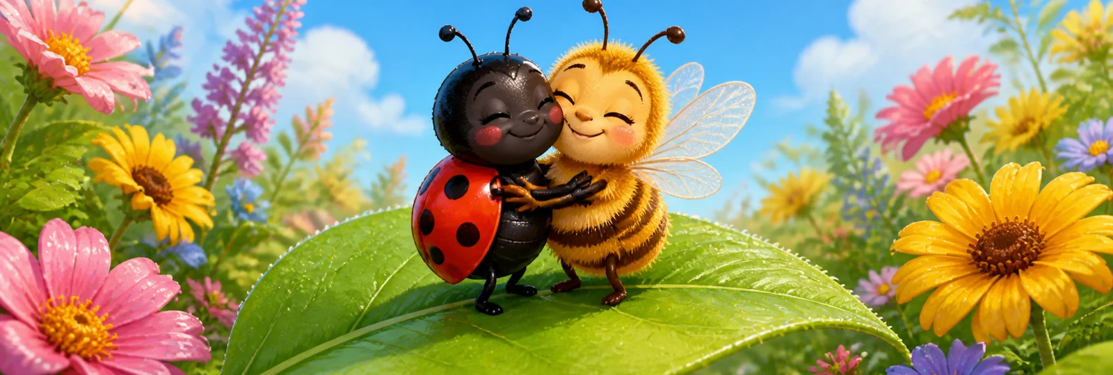 Illustrated scene 1 from Bug Hug
