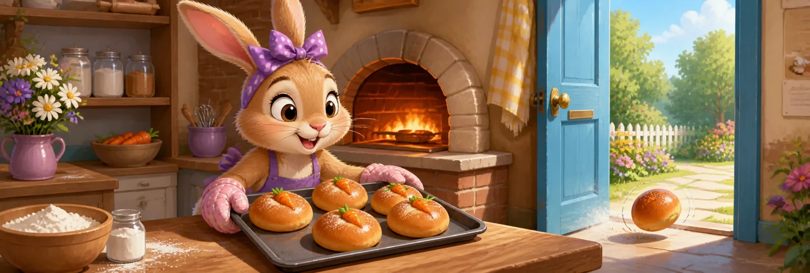 Illustration for Bunny Bake Shop