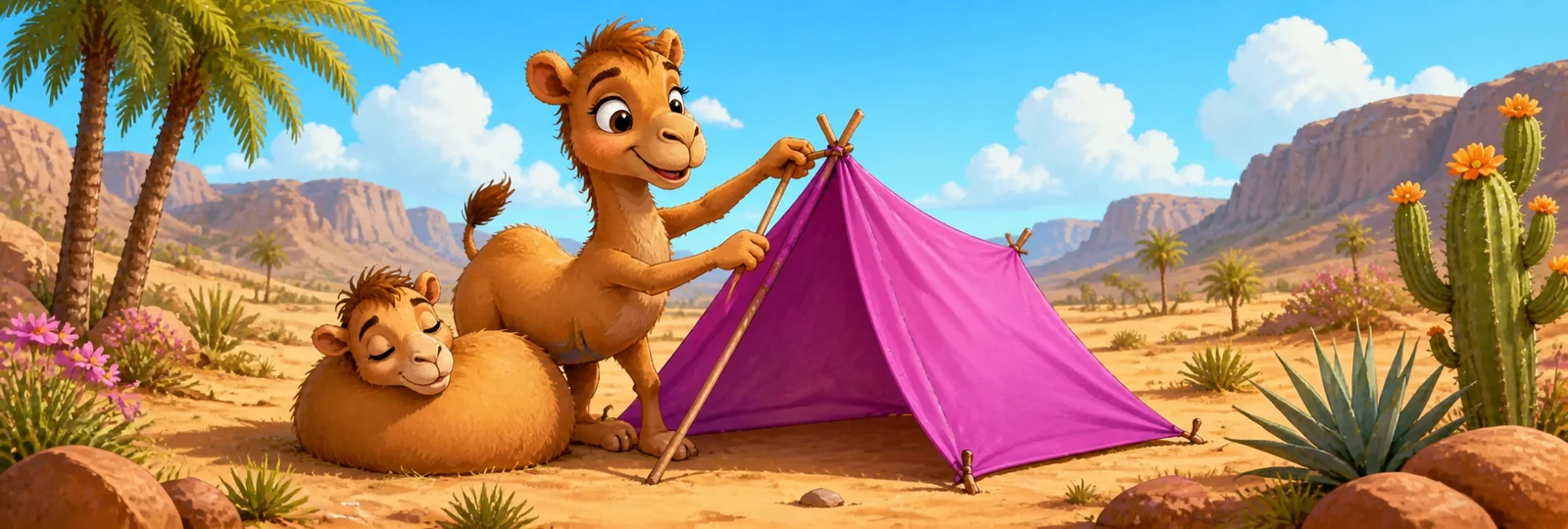 Illustration for Camel Camp