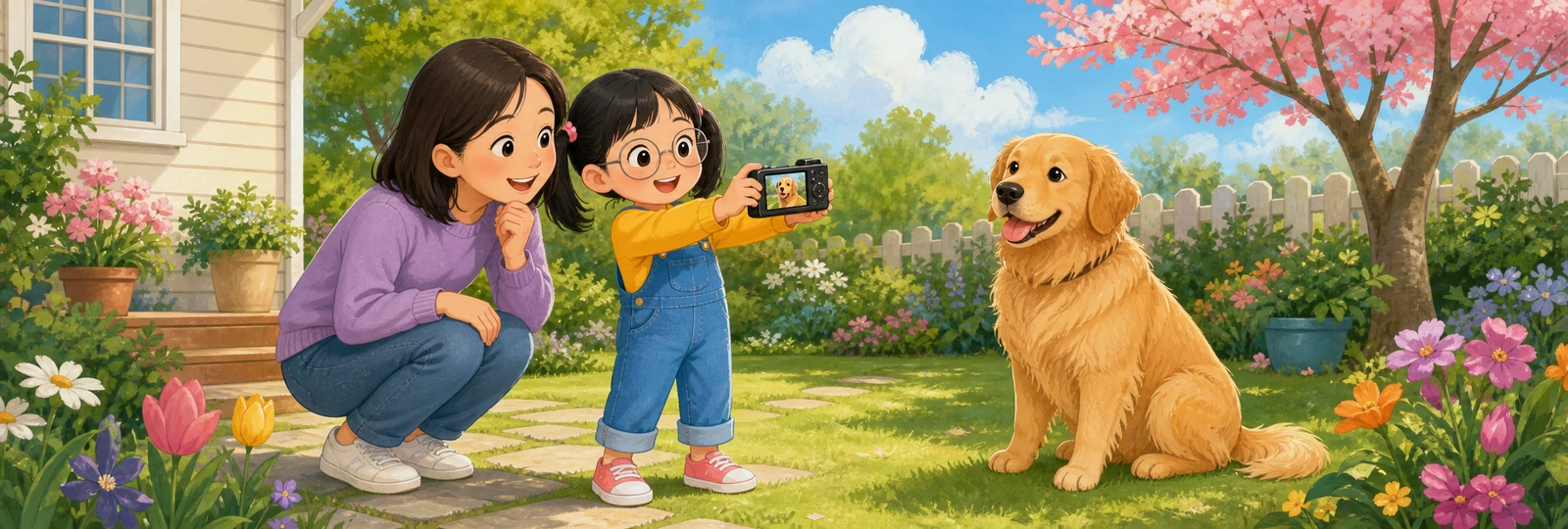 Illustrated scene 1 from Camera Click