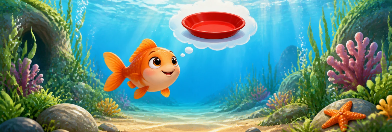 Illustrated scene 1 from Fish Wish