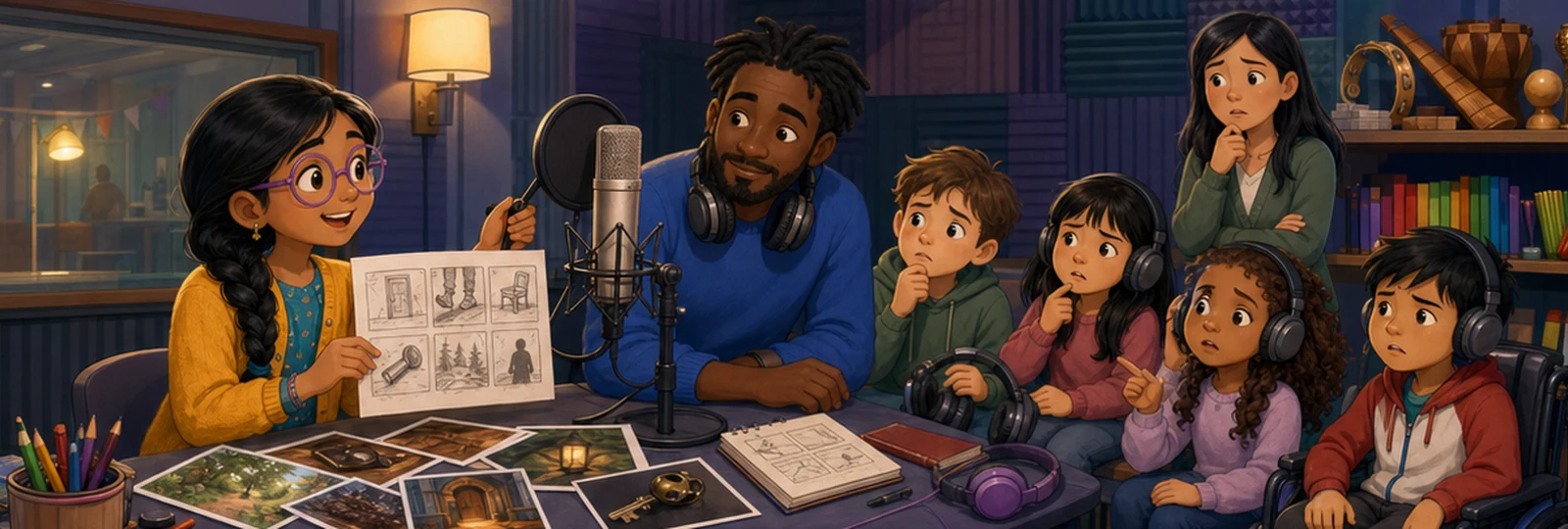 Illustrated scene 1 from The Friendship Radio Drama