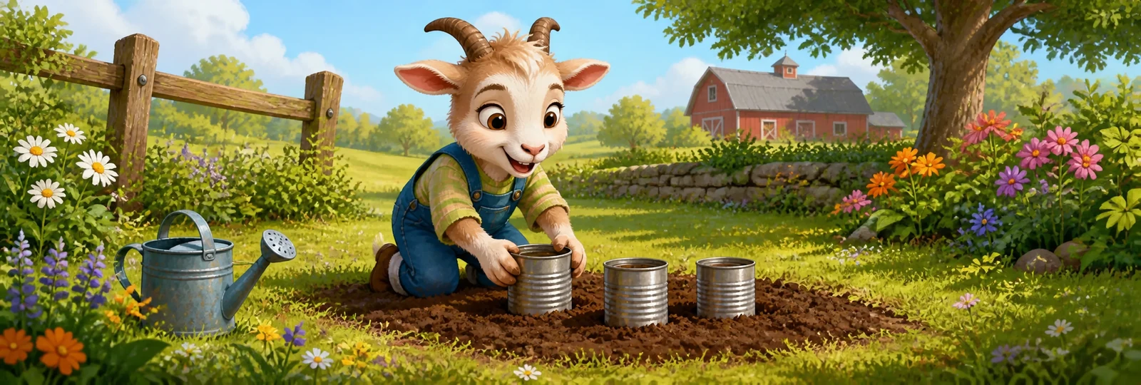 Illustration for Goat Garden