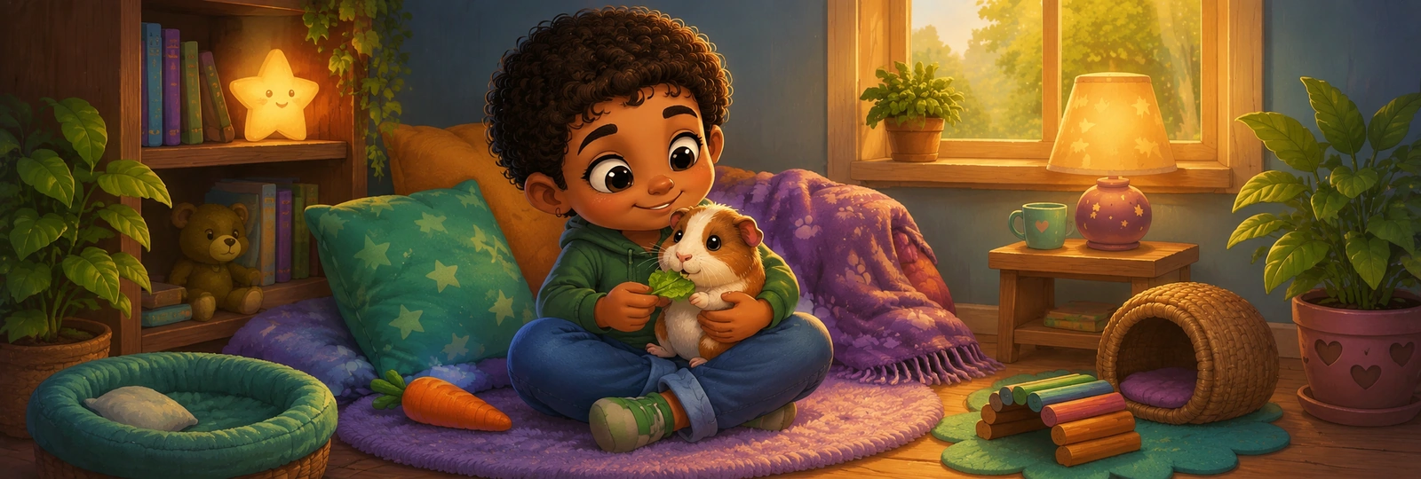 Illustrated scene 1 from Guinea Pig