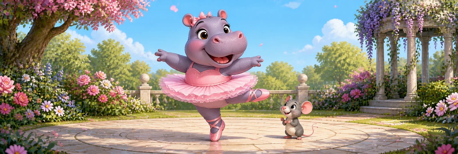 Illustration for Hippo Ballet