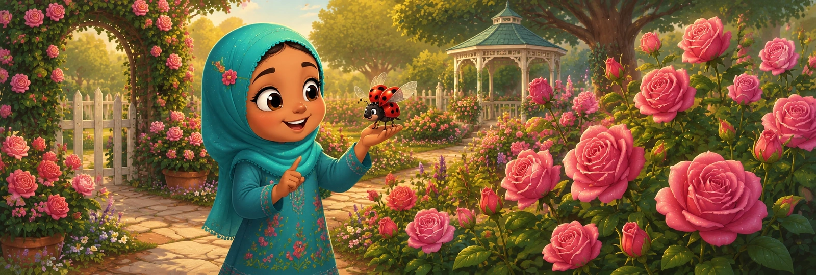 Illustrated scene 1 from Ladybug Spot