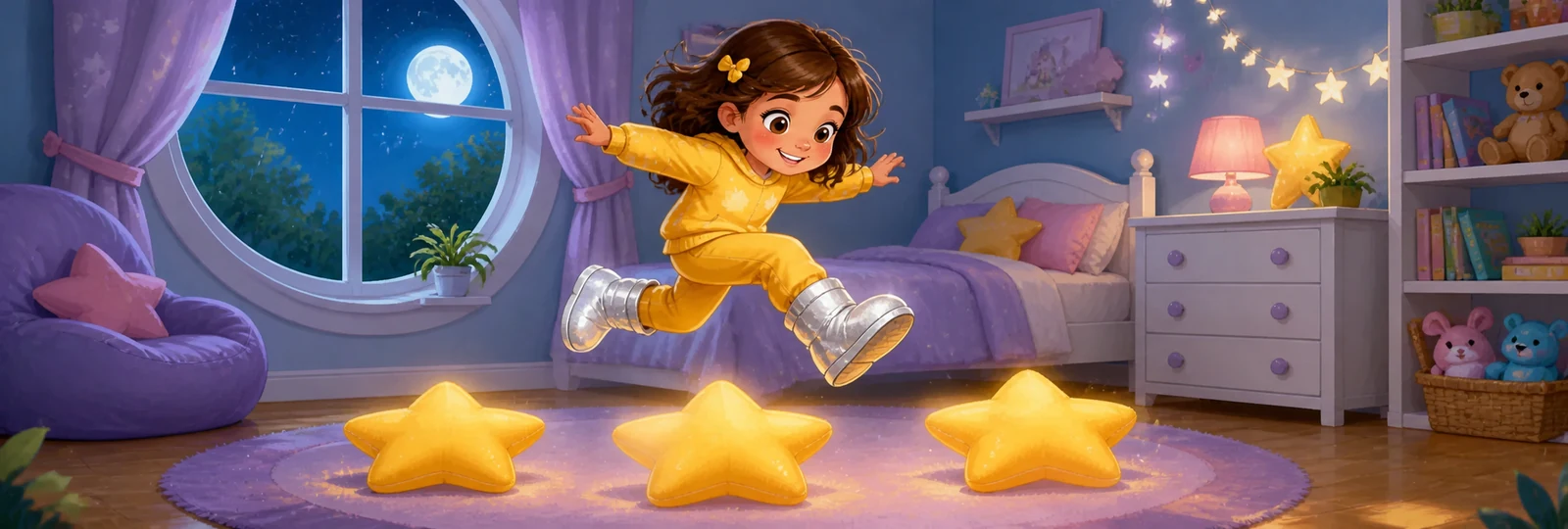 Illustrated scene 1 from Moon Boots