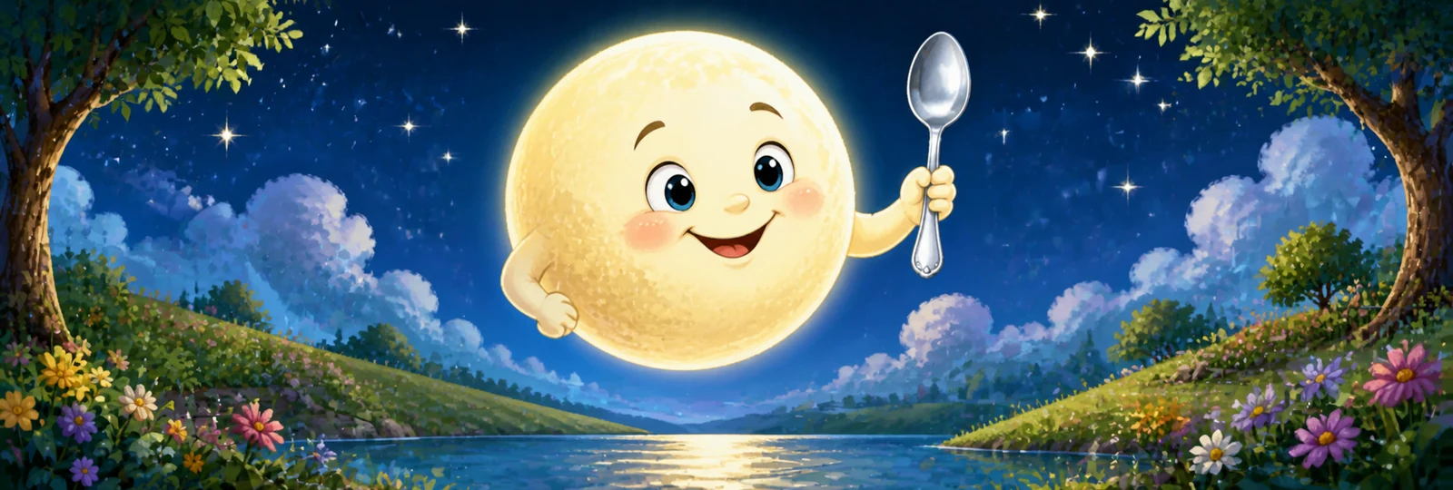 Illustrated scene 1 from Moon Spoon