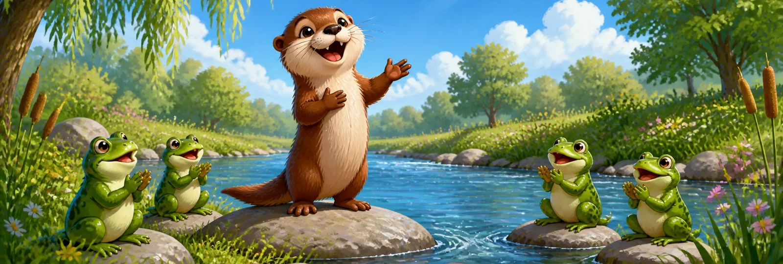 Illustrated scene 1 from Otter Opera