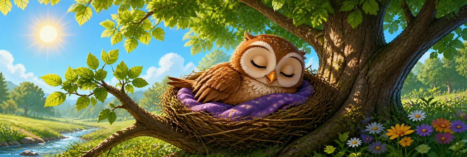 Illustration for Owl's Day Off
