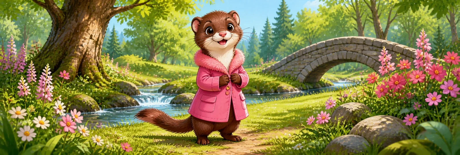 Illustration for Pink Mink