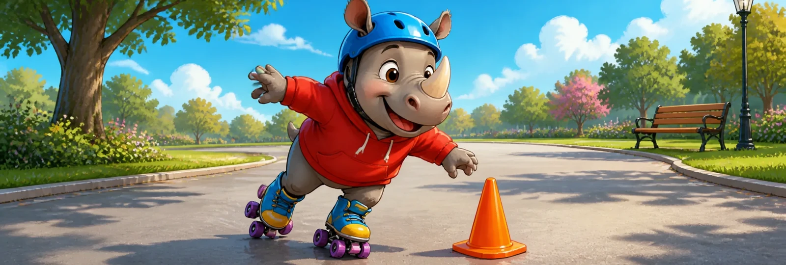 Illustration for Rhino Skates