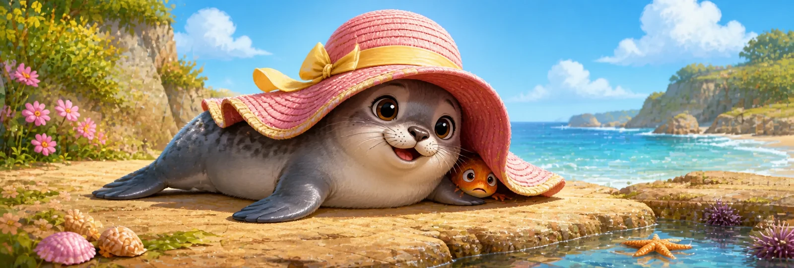 Illustration for Seal's Sunhat