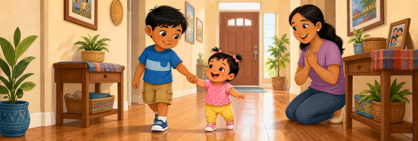 Illustrated scene 1 from Big Helper