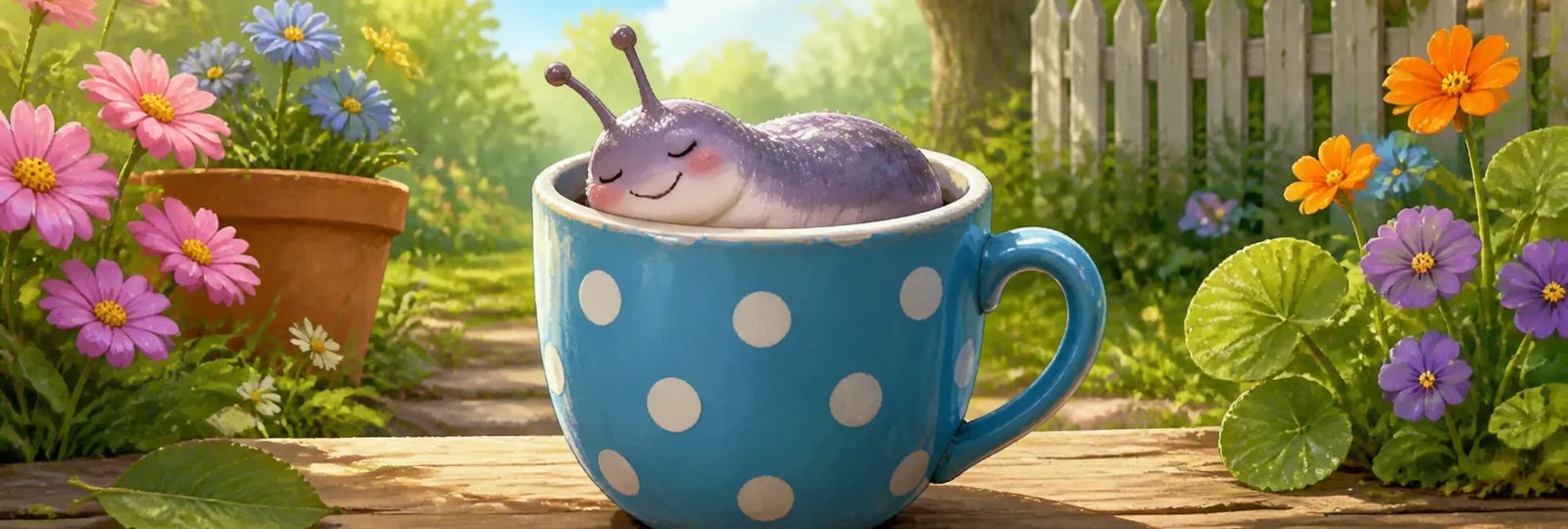 Illustrated scene 1 from Slug's Mug