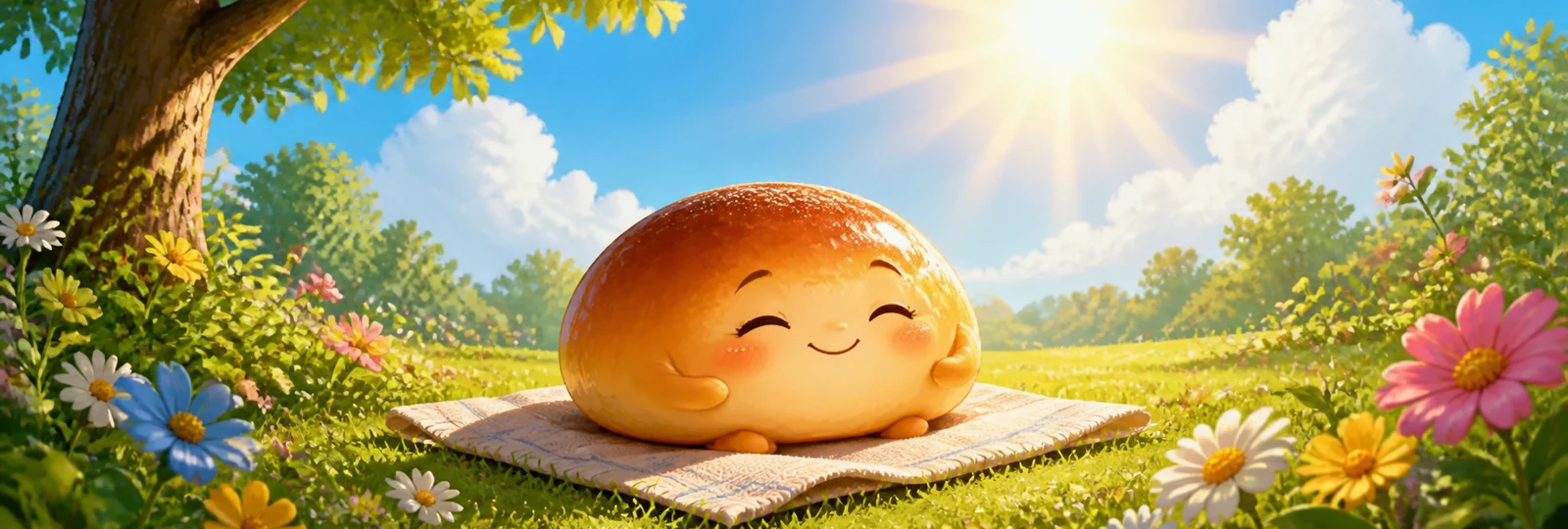Illustrated scene 1 from Sun Bun