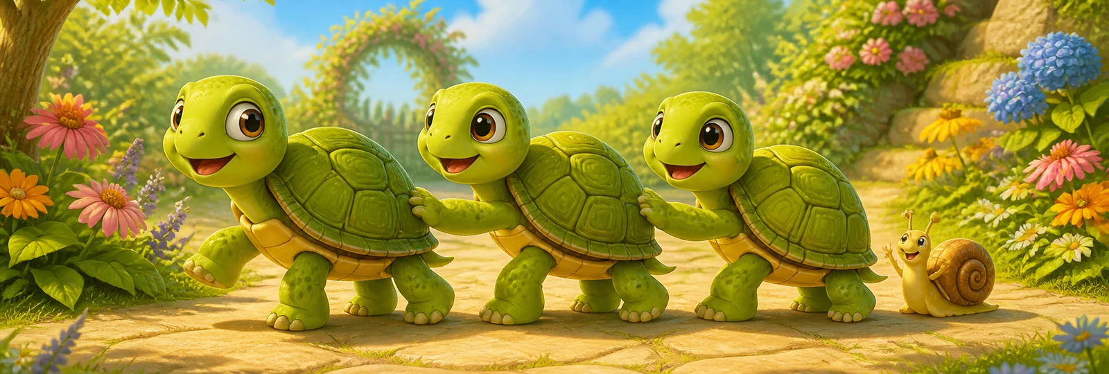 Illustration for Turtle Train