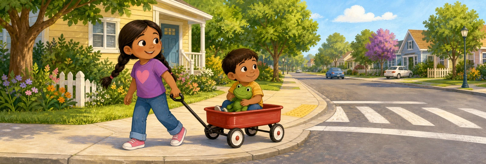 Illustrated scene 1 from Wagon Pull
