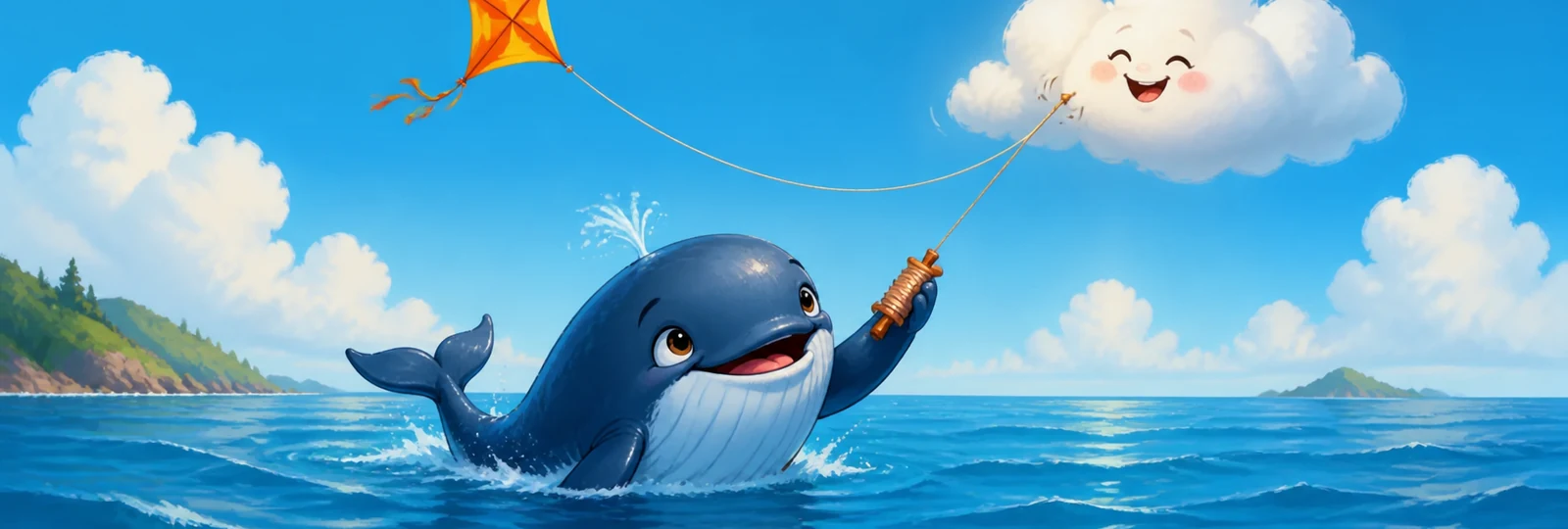 Illustration for Whale's Kite