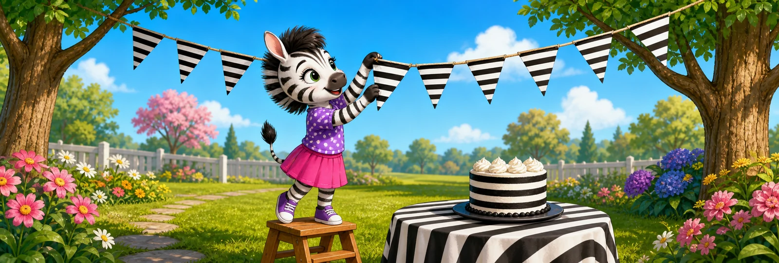 Illustration for Stripe Party
